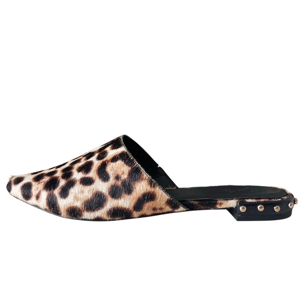 Joie Leopard Akay Slide Mules Womens US 6 EU 36